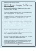IET 43640 Exam Questions And Answers Latest Update