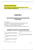 Solution Manual for Data and Analytics in Accounting An Integrated Approach 1st Edition By Ann C&period; Dzuranin&comma; Guido Geerts&comma; Margarita Lenk &vert;All Chapters&vert; Latest Version 2025 A&plus;