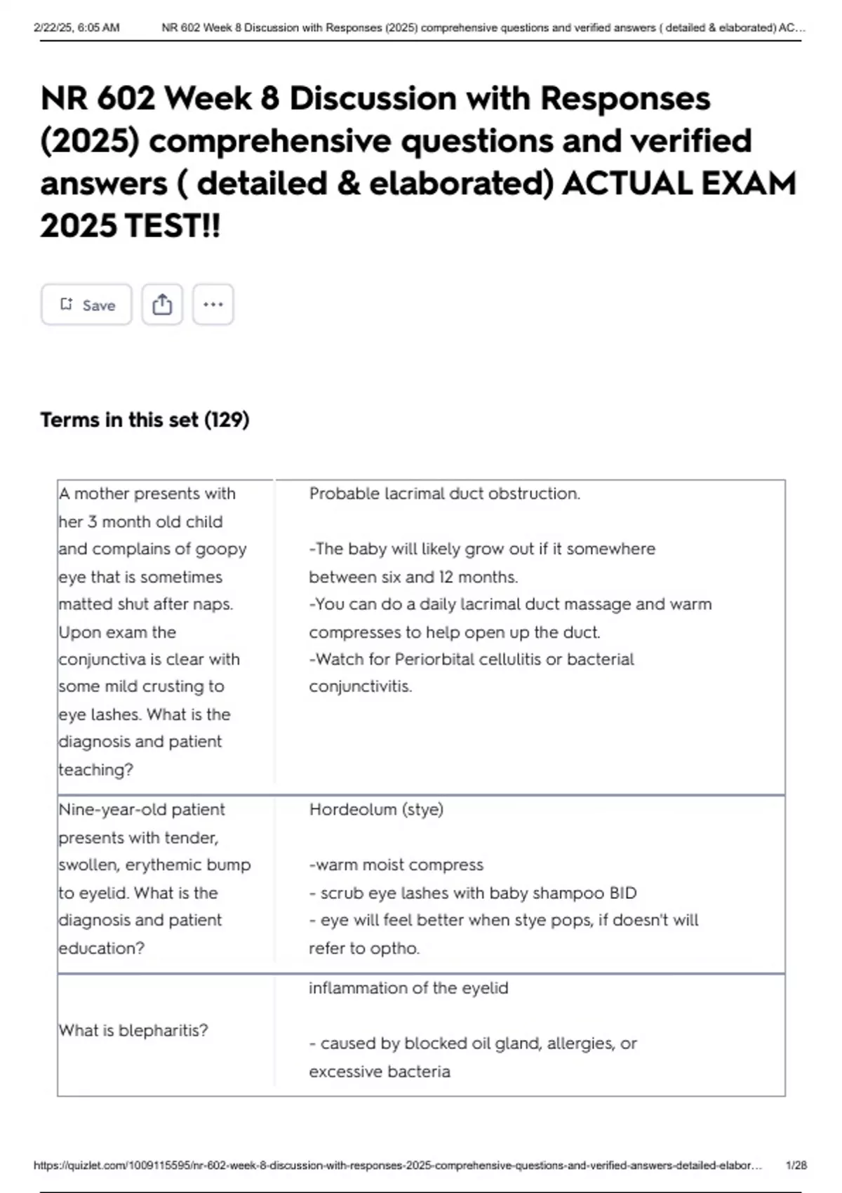 NR 602 Week 8 Discussion with Responses (2025) comprehensive questions ...