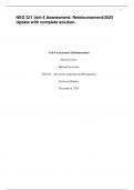 NSG 321 Assignments 1&comma;2&comma;3&comma;4&comma;5 and 6 Bundled&vert;2025 Editions&vert;100&percnt; Verified&period;