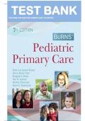 Test Bank  for Burns' Pediatric Primary Care 7th Edition by Dawn Lee Garzon 9780323581967