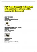 PCA Test - Insect ID fully solved with verified solutions&lpar;100- pass&rpar;&lpar;with diagrams&rpar;&period;