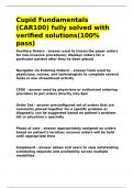Cupid Fundamentals &lpar;CAR100&rpar; fully solved with verified solutions&lpar;100- pass&rpar;