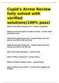 Cupid-s Arrow Review fully solved with verified solutions&lpar;100- pass&rpar;&period;
