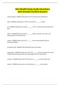 GCU Bio202 Study Guide&plus;Questions with Detailed Verified Answers