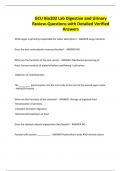 GCU Bio202  LAB EXAMS BUNDLE OF QUESTIONS AND ANSWERS