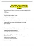 GCU Bio202 exam 2- Complete Questions with Detailed Verified Answers