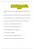 GCU Bio202  EXAMS BUNDLE OF QUESTIONS AND ANSWERS