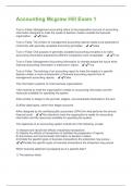 Accounting Mcgraw Hill Exam 1 Questions and Answers Best rated A&plus; Guaranteed Success Latest Update