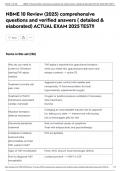 NBME 10 Review &lpar;2025&rpar; comprehensive questions and verified answers &lpar; detailed & elaborated&rpar; ACTUAL EXAM 2025 TEST&excl;&excl;