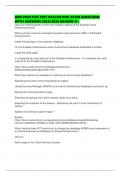 ADB PRACTICE TEST EVALUATION EXAM QUESTIONS WITH ANSWERS 2025&sol;2026 GRADED A&plus;