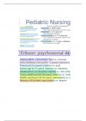 NU 448 Pediatric Nursing Assessment and Care of children