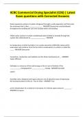 IICRC Commercial Drying Specialist &lpar;CDS&rpar; &vert; Latest Exam questions with Corrected Answers