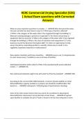 IICRC Commercial Drying Specialist &lpar;CDS&rpar; &vert; Actual Exam questions with Corrected Answers