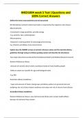 IMED1004 week 5 Test &vert;Questions and 100&percnt; Correct Answers