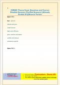 CERAD Theory Exam Questions and Correct  Detailed Answers &lpar;Verified Answers&rpar; &vert;&vert;Already  Graded A&plus;&vert;&vert;Newest Version
