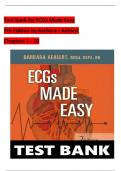 Test bank for ECGs Made Easy 7th Edition by Barbara J Aehlert Chapters 1 - 10