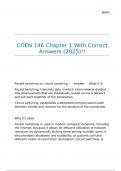 COEN 146 Chapter 1 With Correct Answers &lpar;2025&rpar;&excl;&excl;