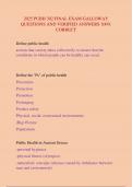 2025 PUBH 302 FINAL EXAM GALLOWAY  QUESTIONS AND VERIFIED ANSWERS 100&percnt;  CORRECT