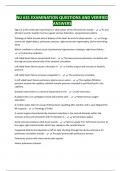 NU 631 EXAMINATION QUESTIONS AND VERIFIED ANSWERS