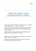 COEN 146 Chapter 4 With Complete Solutions &lpar;2025&rpar;&excl;&excl;