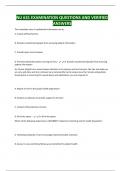 NU 631 EXAMINATION QUESTIONS AND VERIFIED ANSWERS