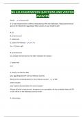NU 631 EXAMINATION QUESTIONS AND VERIFIED ANSWERS