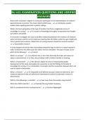 NU 631 EXAMINATION QUESTIONS AND VERIFIED ANSWERS