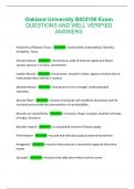 Oakland&lowbar;University&lowbar;BIO2100&lowbar;Exam&lowbar;QUESTIONS&lowbar;AND&lowbar;WELL&lowbar;VERIFIED&lowbar;ANSWERS