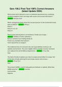 Sere 100&period;2 Post Test 100&percnt; Correct Answers  &lpar;latest Update 2025&rpar;