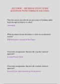 2025 EMSIC &ndash; MICHIGAN STUDY GUIDE  QUESTIONS WITH COMPLETE SOLUTION