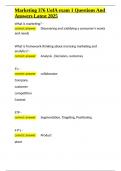 Marketing 376 UofA exam 1 Questions And Answers Latest 2025&period;docx