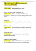 FIN360 Exam 3 UofA Questions And Answers Latest 2025&period;docx