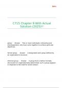 C715 Chapter 9 With Actual Solution &lpar;2025&rpar;&excl;&excl;