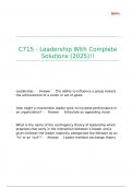C715 - Leadership With Complete Solutions &lpar;2025&rpar;&excl;&excl;