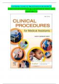 TESTBANK-CLINICAL PROCEDURES FOR MEDICAL ASSISTANTS 11TH EDITION &lpar;KATHY BONEWIT-WEST&comma; 2022&rpar; CHAPTERS 1-23