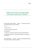 COEN 150 CH6 Concepts With Complete Solutions &lpar;2025&rpar;&excl;&excl;