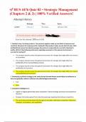   BUS 4476 Quiz 02 &ndash; Strategic Management &lpar;Chapters 2 & 3&rpar; &vert; 100&percnt; Verified Answers&excl;