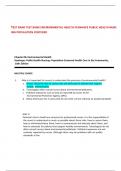 TEST BANK ENVIRONMENTAL HEALTH STANHOPE PUBLIC HEALTH NURSING POPULATION CENTERED  Q&A
