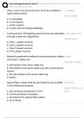 LOW VOLTAGE PRACTICE TEST 2 ACTUAL QUESTIONS AND CORRECT ANSWERS 2025&sol;2026 LATEST UPDATE&period;