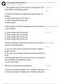 LOW VOLTAGE PRACTICE TEST 2 ACTUAL QUESTIONS AND CORRECT ANSWERS 2025&sol;2026 LATEST UPDATE&period;
