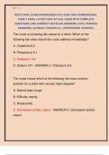 MDC3 FINAL EXAM &lpar;RASMUSSEN COLLEGE&rpar;&sol; MULTIDIMENSIONAL  CARE 3 FINAL LATEST 2025 ACTUAL EXAM WITH COMPLETE  QUESTIONS AND CORRECT DETAILED ANSWERS &lpar;100&percnt; VERIFIED  ANSWERS&rpar; &vert;ALREADY GRADED A&plus;&vert; &vert;&vert;PROFESSOR VERIFIED&vert;&vert;