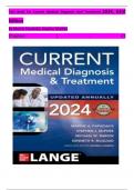 Test Bank For Current Medical Diagnosis And Treatment 2024&comma; 63rd Edition By Maxine Papadakis&comma; Stephen Mcphee Chapters 1 - 42