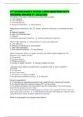 CT TECHNOLOGISTS ACTUAL EXAM QUESTIONS WITH ANSWERS GRADED A&plus; 2025&sol;2026