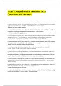 VATI Comprehensive Predictor 2025 Questions and answers&period;