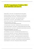 ATI PN Comprehensive Predictor 2024 - Exam Questions and answers&period;
