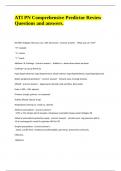 ATI PN Comprehensive Predictor Review Questions and answers&period;