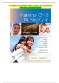 TEST BANK For Maternal Child Nursing Care&comma;7th Edition &lpar;Shannon Perry&comma;2022&rpar; All Chapters 1-48