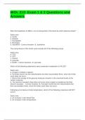 BIOL 212 Exam 1 & 2 Questions and Answers