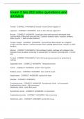 Exam 2 bio 212 sdsu questions and answers